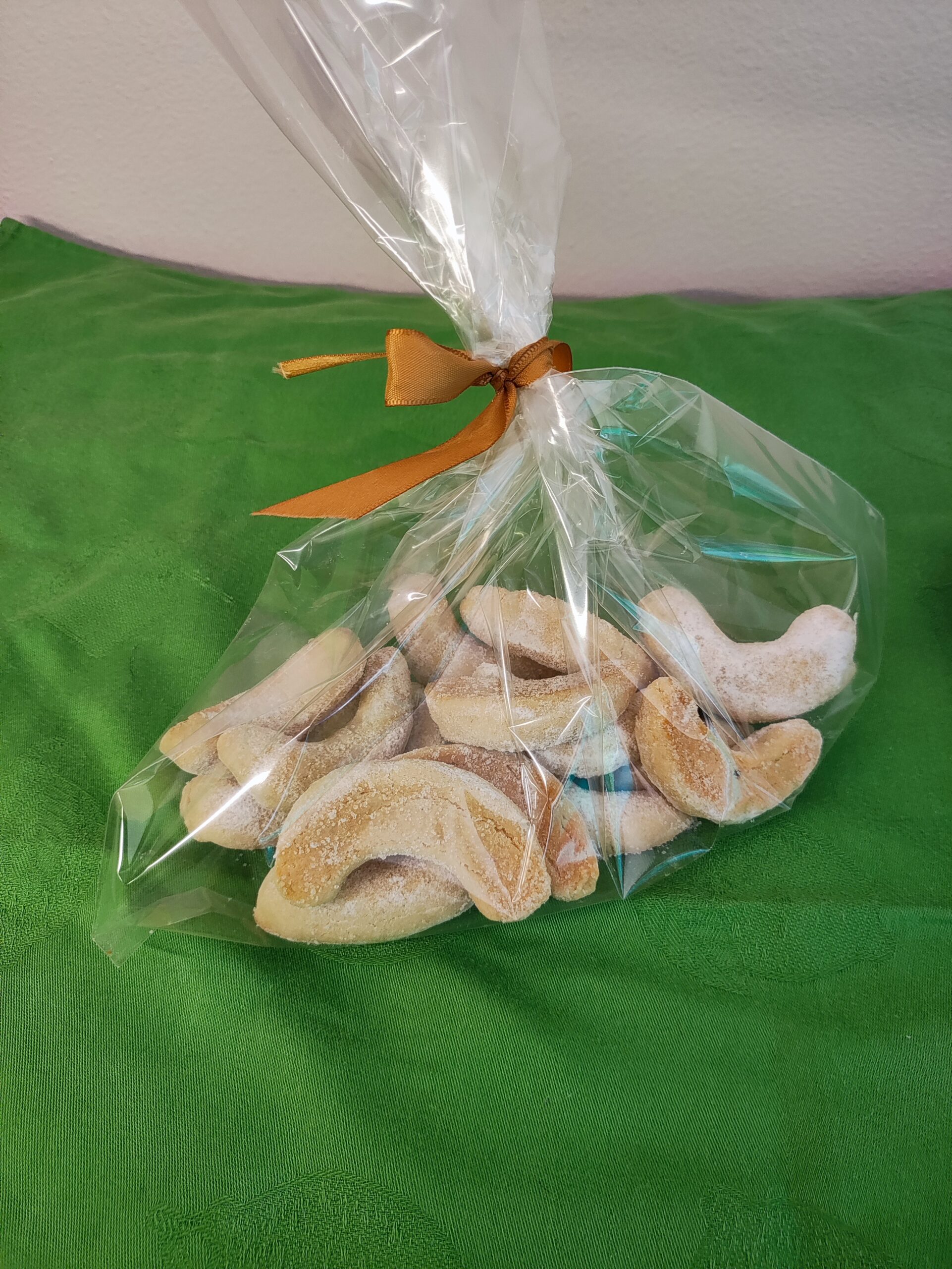 Bolsa con galletas kipferl